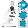 Kids Microscope Kit LED 1200X Microscope with Specimen Slides Science
