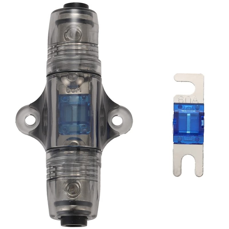 Greluma 2 Pcs 6-10 Gauge AWG Inline ANL Fuse Holder