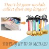 NBEADS Medals Hanger Display Holder Rack, Volleyball Theme Medals Display