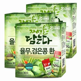 Good Herb 검은콩율무환 스틱형 3g x 30포 x 3 Black Soybean Job's Tears Powder Stick 3g x 30 Packs x 3