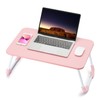 Ruxury Folding Lap Desk Laptop Stand Bed Desk Table Tray,