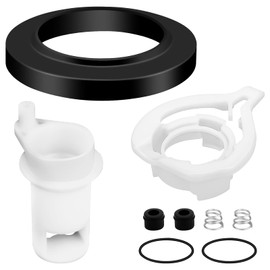 42049 Water Valve Style II Kit, Upgraded Toilet Water Valve Kit, Fit for Thetford Aqua Magic Style II Permanent Toilets with Closet Flange Seal