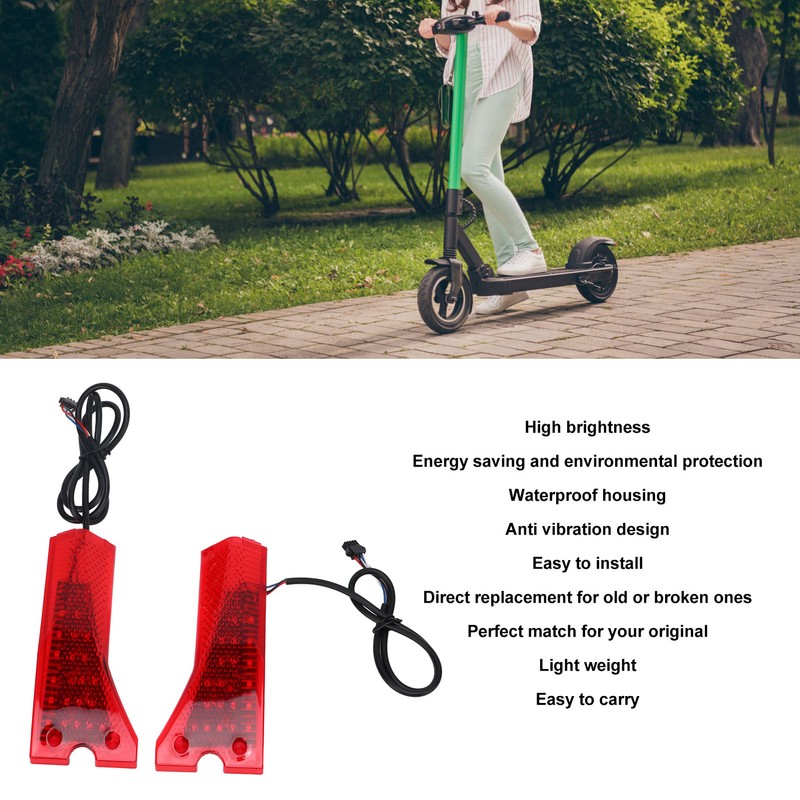 1 Pair Electric Scooter Turn Signals Indicator 10 Inch High