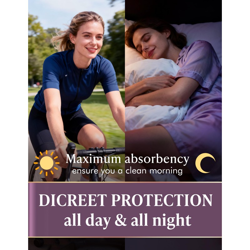 AIRCUTE Washable Absorbency Urinary Incontinence Underwear for Women High Waist