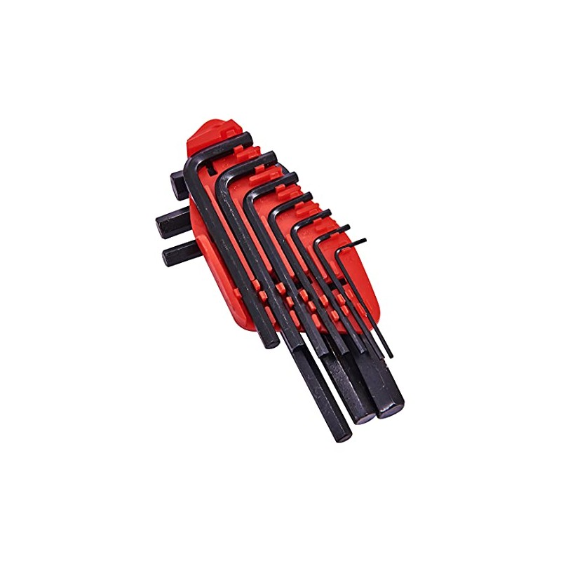 Amtech I8770 Hex Key Set, 10 Assorted Anti-Rust Hex Keys