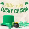 Little Miss Lucky Charm Banner, Clover Baby Shower Sign, Lucky