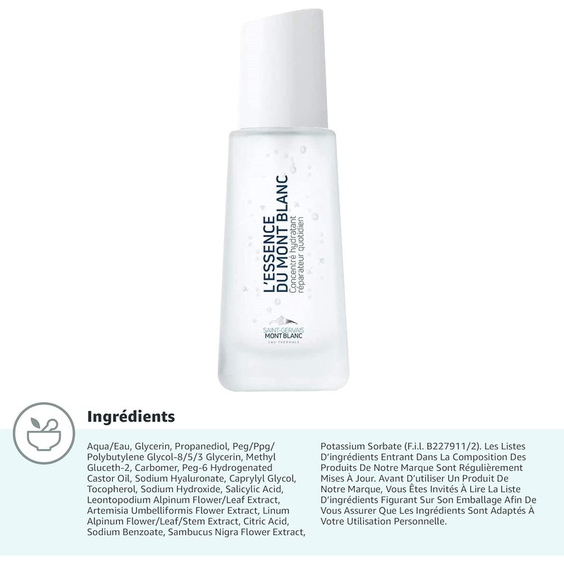 Saint Gervais Mont Blanc Hydrating & Repairing Daily Face Concentrate