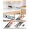 Chibery 14 Inch Side Mount Soft Close Drawer Slides, 1