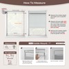 Allesin zen No Drill No Tools 100% Blackout Roller Shades