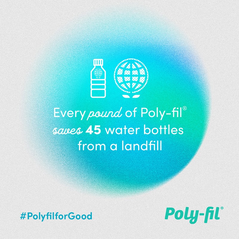 Fairfield The Original Poly-Fil, Premium Polyester Fiber Fill, Soft Pillow