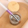 QFGasre 2Pcs Nail Brushes Washing Cup Acrylic Nail Art Brush