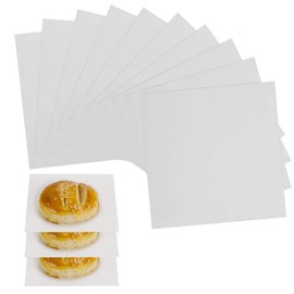 Parchment Paper Squares, 4x4 Inch, Set of 300, Small Hamburger Patty Paper/Nonstick Precut Square Baking Parchment for Separating Small Burger Patty, Cookies & Other Foods, or Baking & Candy Wrapper