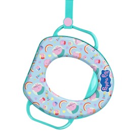 Sunny Days Entertainment Peppa Pig Soft Potty Training Toilet Seat, Baby Potty Training, Safe, Easy to Clean