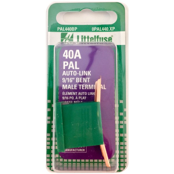 Littelfuse 0PAL440.XP PAL 9/16 Bent 32 Volt 40 Amp Carded