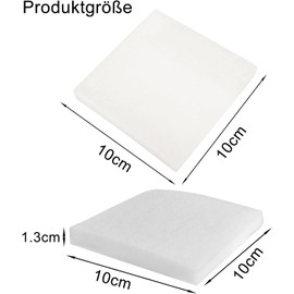 GERUI Pack of 18 Polyester Filter Sponge Suitable for Juwel Compact / for BioFlow 3.0 / M, for 3.0 Filters/M Compatible Filter Sponge