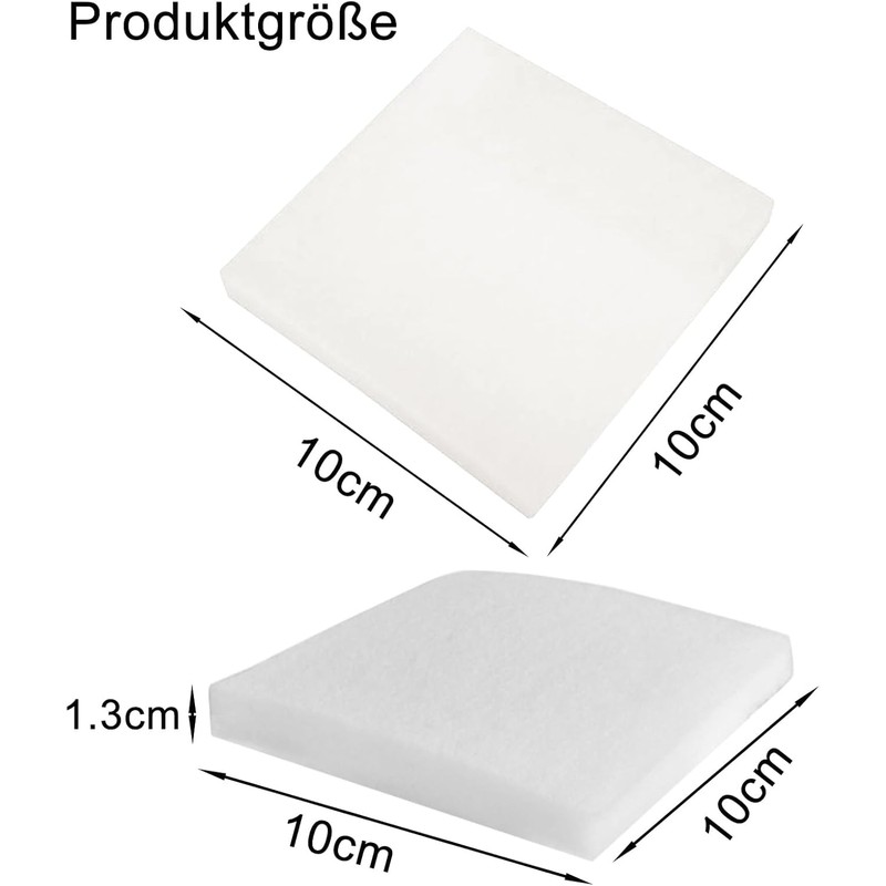 GERUI Pack of 18 Polyester Filter Sponge Suitable for Juwel