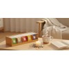 VITA PERFETTA Bamboo Tea Box with 5 Compartments Storage Box