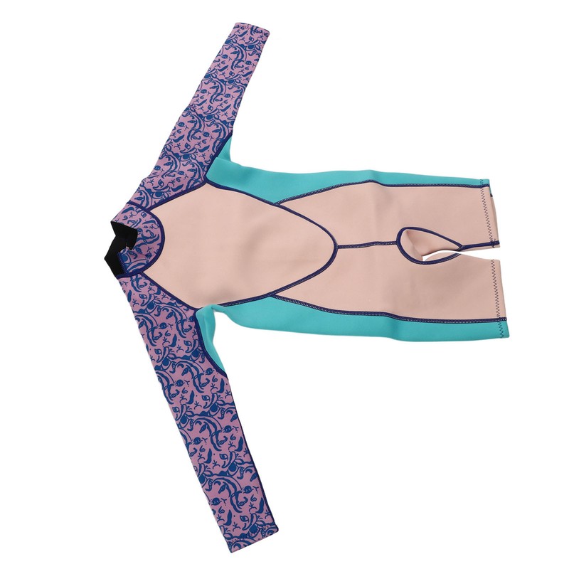 Long Sleeve Shorts Kids Wetsuit 2.5MM Neoprene Toddler Winter Surfing