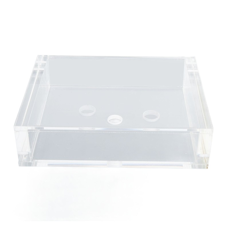 Computer Water Cooling Reservoir Rectangle Transparent Acrylic PC Water Cooling