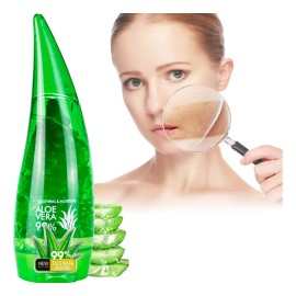 Gel Facial Aloe Vera 99% Antiarrugas Cicatrices Libre de Parabenos 270ml