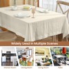 Simple&Opulence 100% Linen Tablecloth - 60"x84" Rectangle, Pack of 1