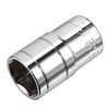 sourcing map 1/2-Inch Drive 16mm 6-Point Shallow Socket, Metric, Cr-V