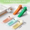 6Pcs Silicone Automatic Bookmarks, Unique Visualized Book Markers for Reading
