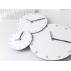 Stephanie Imports Modern Minimalist White & Black Wall Clock