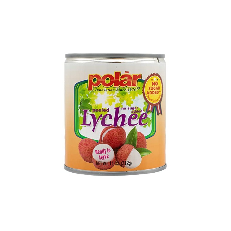 MW Polar Polar Lychee No Sugar Added, 11 Ounce (Pack
