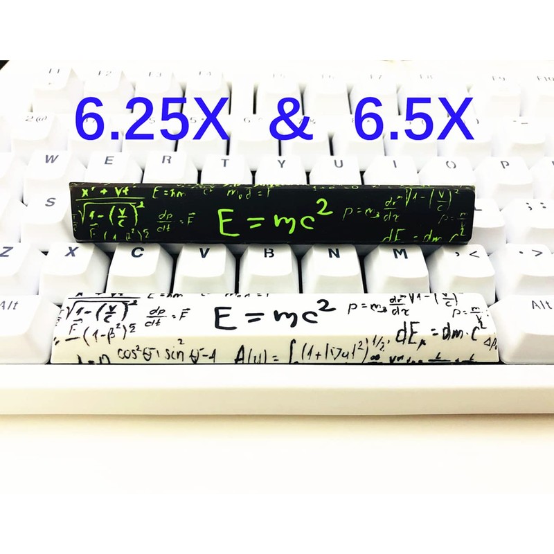 Novelty Spacebar Artisan Keycap PBT Dye Subbed 6.25u 6.5u Custom