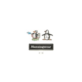 Muningwear MG5SAZ64U Marker Clip Type, Set of 2, Cute Round Penguin Golf, BK00 (Black)