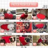 KYEESE Christmas Dog Sweaters for Small Dogs Turtleneck Red Dog