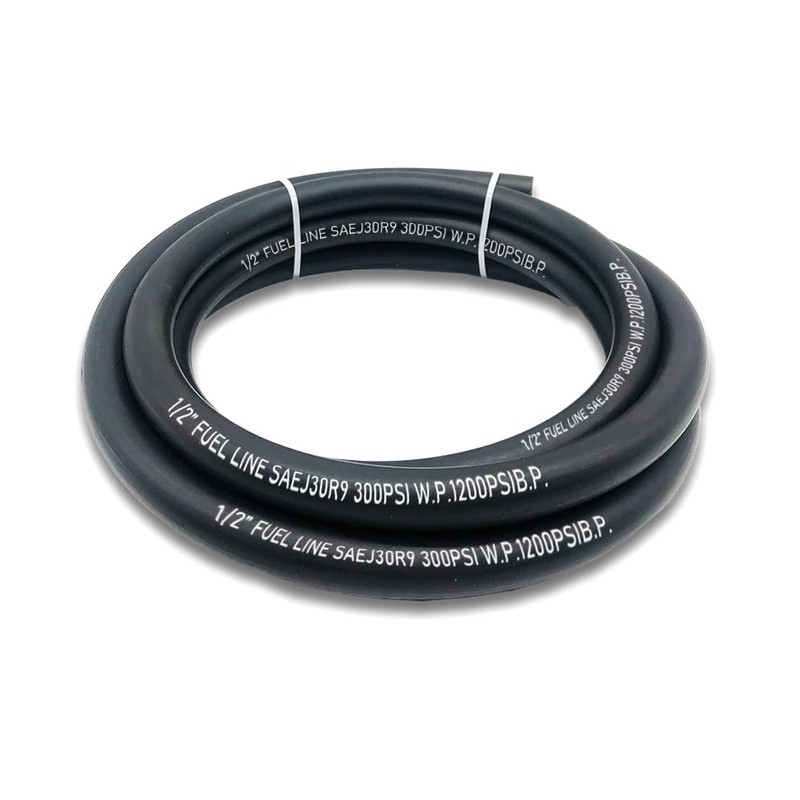 1/2 Inch ID Fuel Line Hose, J30R9 NBR Rubber High-Pressure