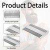 1 Pc Beard Comb Stainless Steel Moustache Combs Pocket-Friendly Mustache