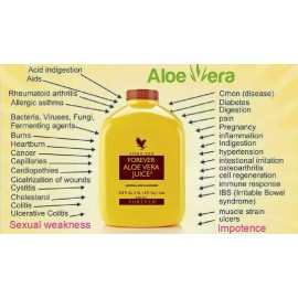 Forever Living 3 bottles Forever Aloe Vera Juice 33.8 fl.oz each. Original