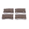 4Pcs Cue Shaft Burnishers Snooker Billiard Pool Cloth Towel Slicker