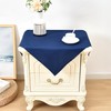 Wolkemer 2 Pack Small Square Tablecloth 24 x 24 Inch
