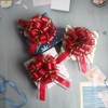 HQJAXJ 6 Pieces Bows for Gift Wrapping Pull Bow Ribbon