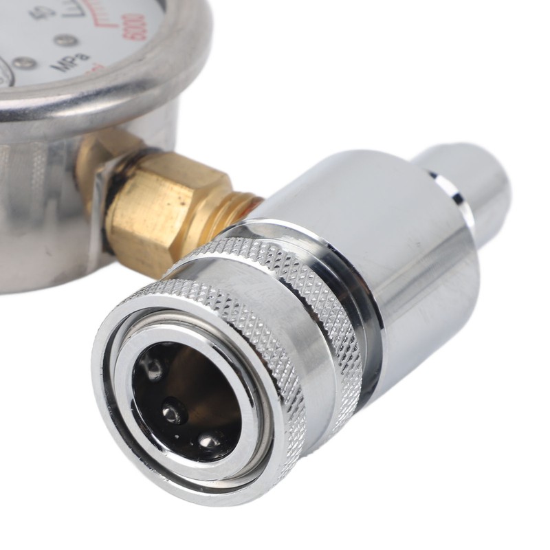 Pressure Washer Gauge 6000psi High Pressure 3/8in Quick Connect Parts