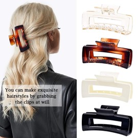 Claw Clip,Hair Clips,Claw Clips for Thick or Thin Hair,Hair Claw Clips for Women, Hair Accessories for Girls(8Pcs)
