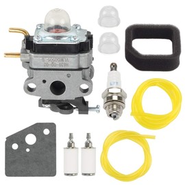 753-06258A 75306258A Carburetor Carb with Air filter Primer Bulb for 753-06258 Ryobi RY252CS RY253SS RY251PH RY254BC 2 Cycle 25cc Gas String Trimmer Replace # 75306258A