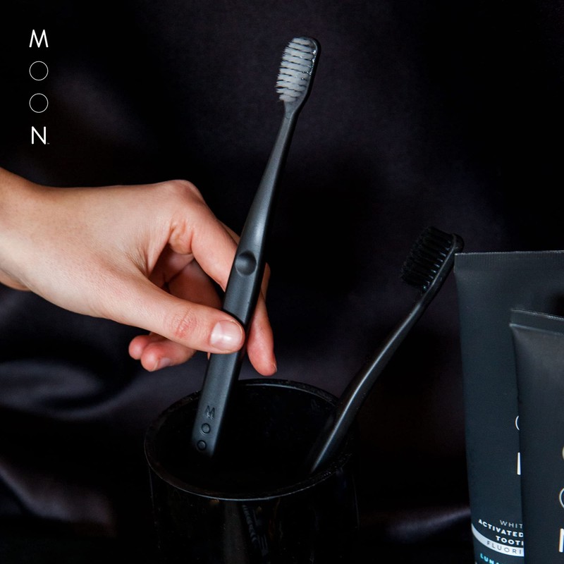 MOON MOON Soft Bristle Toothbrush 4-Pack - Extra Soft Toothbrushes