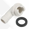 sourcing map 4Pcs Air Conditioner Drain Hose Connector Elbow Fitting