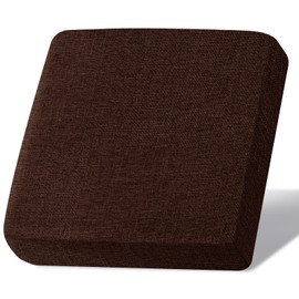 Linen Couch Cushion Covers, Sofa Cover Sofa Furniture Protector Slipcover with Bottom Tie Rope, Soft Non-Slip Non-Wrinkle Suitable for Chair Bench Settee Seat Loveseat (1 PCS, Brown)