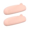 2PCS Silicone Makeup Brush Holder Waterproof Soft Portable Cosmetic Storage