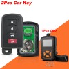 2 Keyless Remote Key Fob 4B for Toyota Avalon Camry