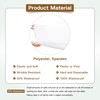 Nacuci Small Round Fitted Table Cover Cocktail Table Topper Cap