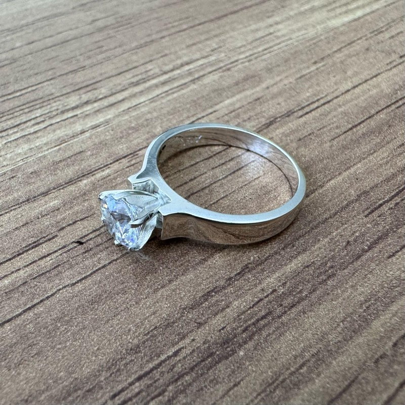 Agálea | Anillo de Plata Ley .925, Compromiso Promesa con