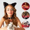 Arco De Cabello Aro Orejas De Gato + Cadena Clavículas