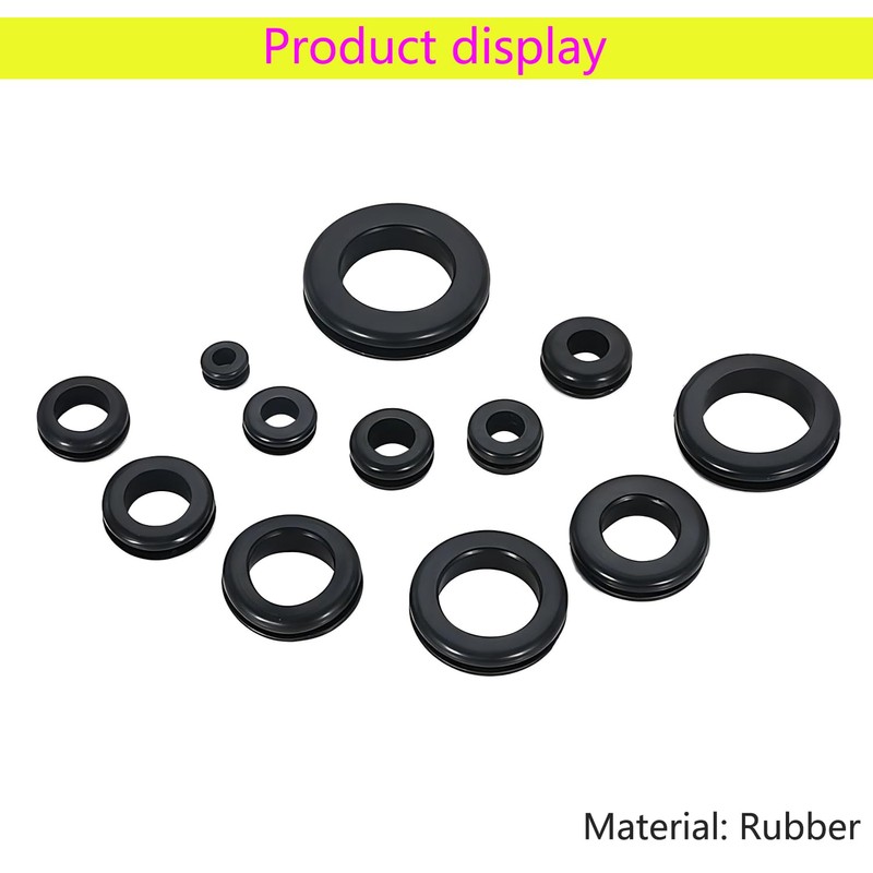 Ctyjia Pack of 20 rubber plugs, bore diameter 20 mm,
